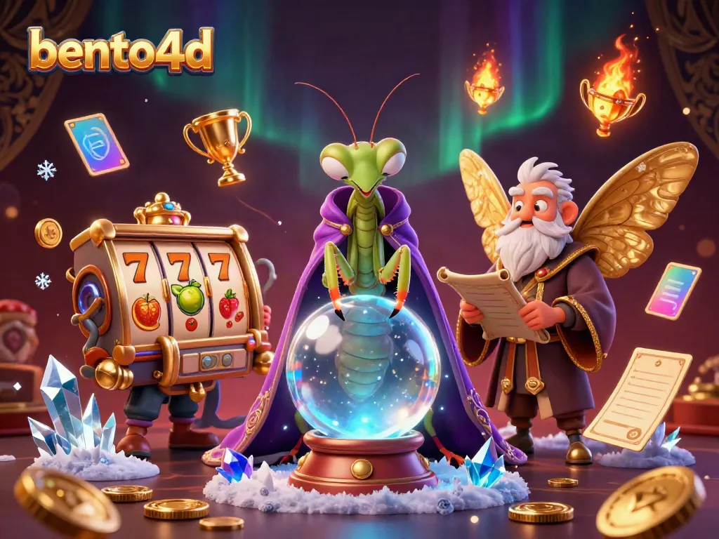Experience the vibrant world of bento4d slots with dynamic characters and rich casino elements.