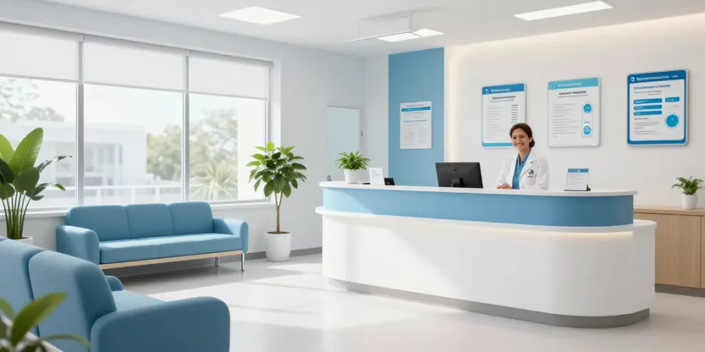 Perx offering quality healthcare services in a modern medical clinic with friendly staff.