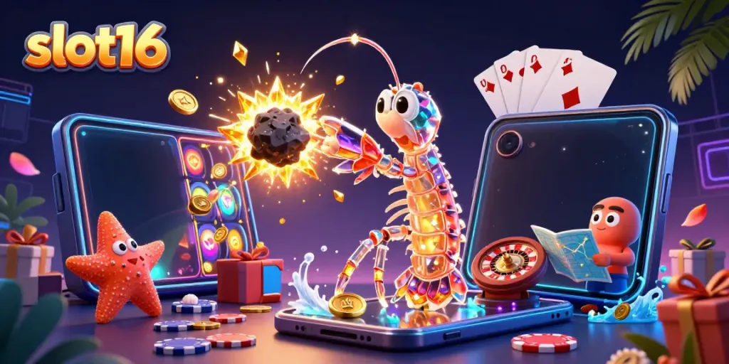 Engage in slot16 games with dynamic visuals of fortune, bursting with rewards and vibrant casino elements.