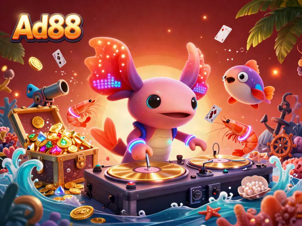 Join the excitement at Ad88 with immersive underwater DJ vibes and thrilling gaming elements.