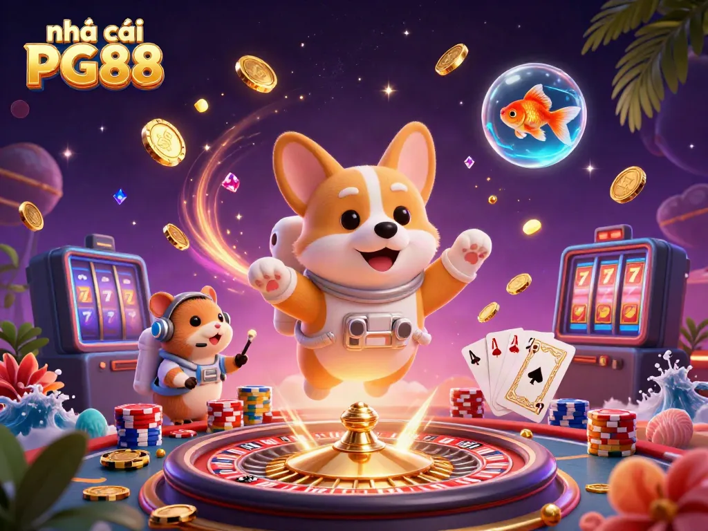 Experience online thrills with nhà cái PG88 in this vibrant 3D casino adventure.