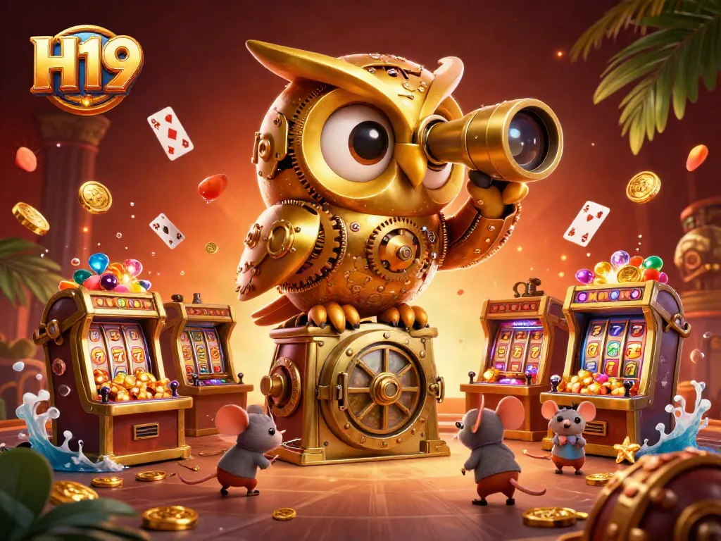 Experience H19's thrilling gaming world with a dynamic casino atmosphere filled with excitement.